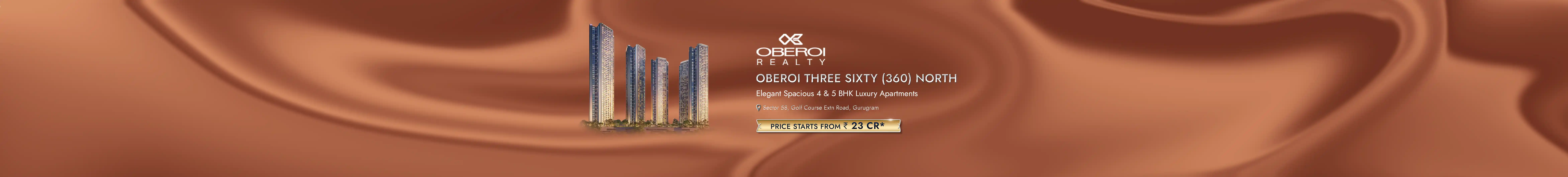 Oberoi Three Sixty North hero visual